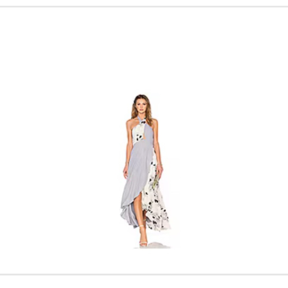 Privacy Please Lavender and Cream Backless Dress x Jamie Chung Sarah Dress